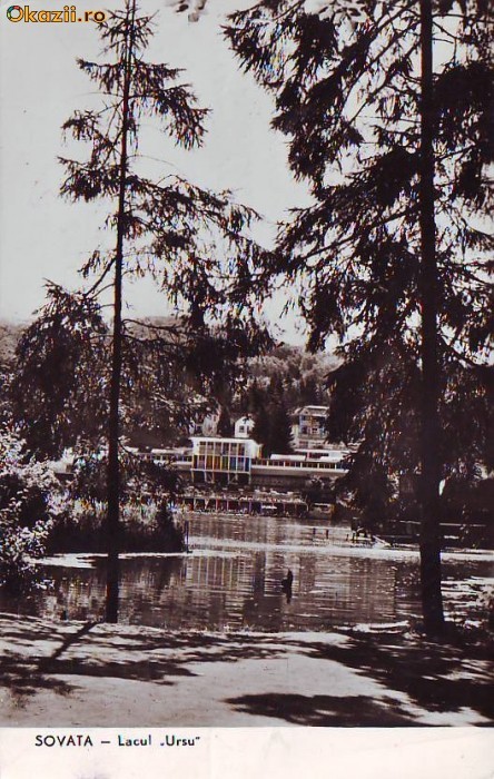 R 8365 SOVATA -Vedere Lacul Ursu CIRCULATA R 8365 SOVATA -Vedere Lacul Ursu CIRCULATA