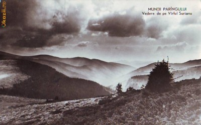 R-8024 MUNTII PARANGULUI - Varful Surianu, CIRCULAT 1961 foto