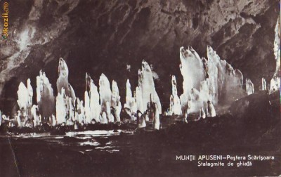 R-8034 MUNTII APUSENI - Pestera Scarisoara, CIRCULAT foto