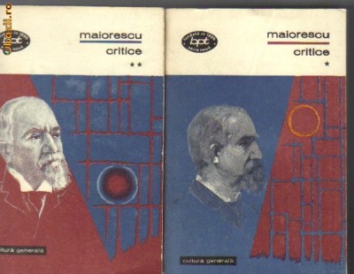 Maiorescu - Critice foto