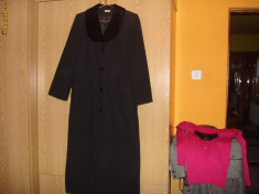 palton stofa negru,REDUCERE foto