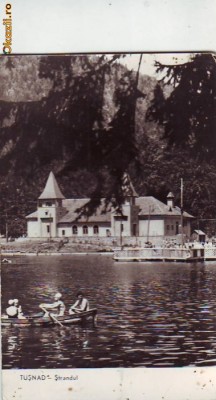 R 8472 TUSNAD -Vedere Strandul CIRCULATA foto