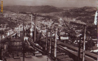R-8154 RESITA-Vedere panoramica, CIRCULAT 1963 foto