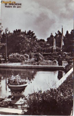R-8207 SF. GHEORGHE-Vedere din parc, CIRCULAT 1964 foto