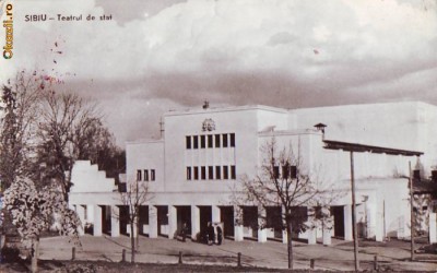 R-8215 SIBIU-Teatrul de stat , CIRCULAT foto
