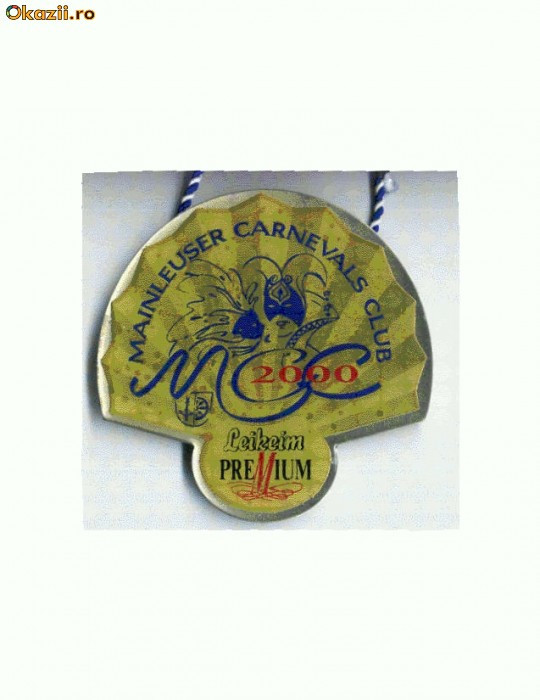 06 Medalie interesanta, okazie carnaval anul 2000, germana(Oferta)