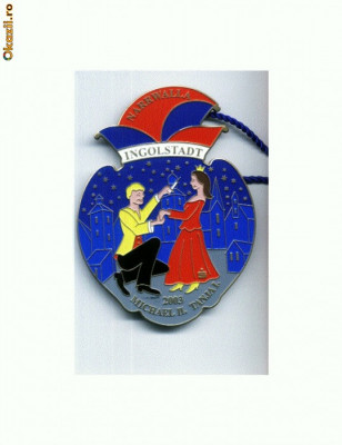 24 Medalie interesanta, okazie carnaval anul 2003, germana foto
