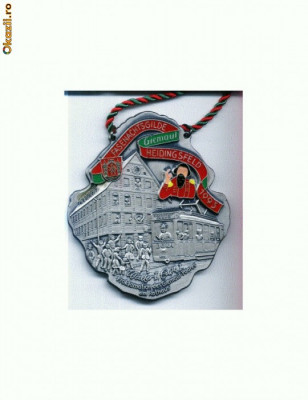 31 Medalie interesanta, okazie carnaval anul 1993, tramvai, personaje, germana(oferta) foto