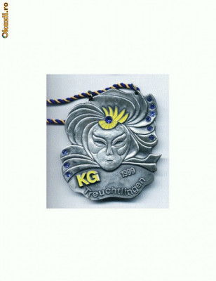 41 Medalie interesanta, okazie carnaval anul 1999, germana foto