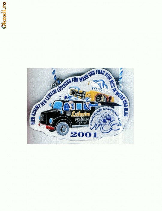51 Medalie interesanta, okazie carnaval anul 2001, germana