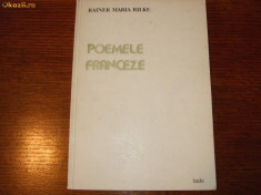 RAINER MARIA RILK - POEME FRANCEZE foto