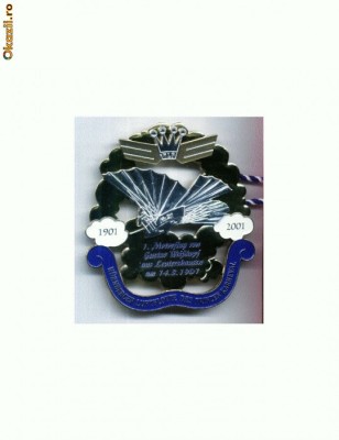 134 Medalie interesanta, okazie carnaval anul 2001, germana foto