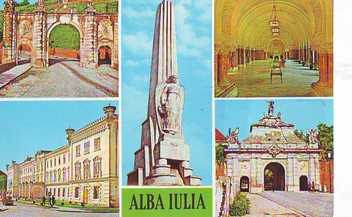 S 3295 ALBA IULIA- Portile cetatii, Muzeul de istorie CIRCULATA