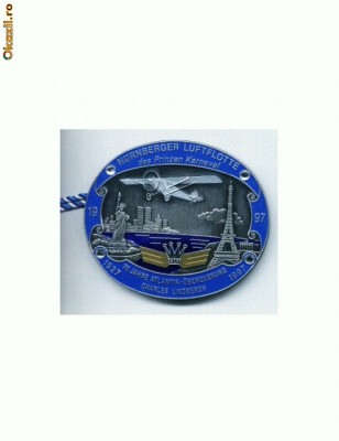 185 Medalie interesanta,okazie carnaval -1997, germana, aviatie foto