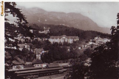 R 8250 SINAIA- vedere spre BUCEGI CIRCULATA foto