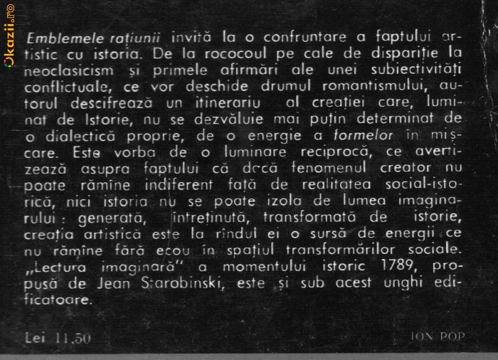 Jean Starobinski - 1789 - Emblemele ratiunii