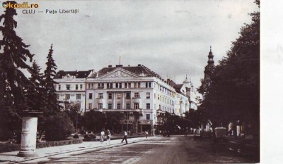 R 7570 CLUJ- Piata Libertatii CIRCULATA foto