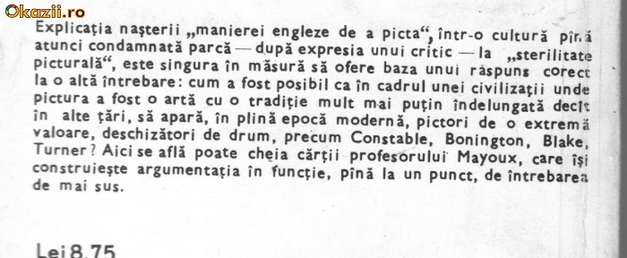 J-J Mayoux - Pictura engleza