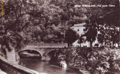 R-7211 BAILE HERCULANE-Pod peste Cerna, CIRCULAT 1961 foto