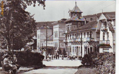 R-7253 BORSEC-Vedere din statiune, CIRCULAT 1964 foto