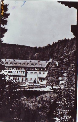 R-7272 BORSEC-Vedere din statiune, CIRCULAT 1964 foto