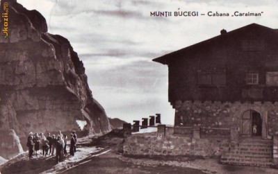 R-7312 MUNTII BUCEGI-Cabana Caraiman, CIRCULAT 1965 foto