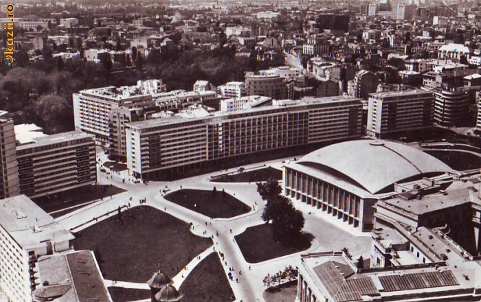 R-7392 BUCURESTI-Piata Palatului R.P.R., 1961