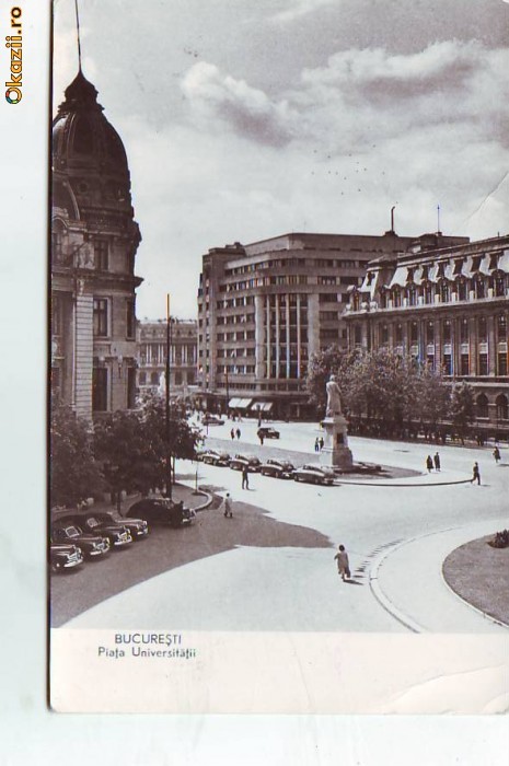 R-7405 BUCURESTI- Piata Universitatii, CIRCULAT