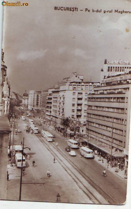 R-7417 BUCURESTI- B-dul g-ral Magheru, CIRCULAT 1964 R-7417 BUCURESTI- B-dul g-ral Magheru, CIRCULAT 1964