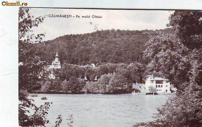 R-7487 CALIMANESTI-Pe malul Oltului, CIRCULAT 1963 R-7487 CALIMANESTI-Pe malul Oltului, CIRCULAT 1963