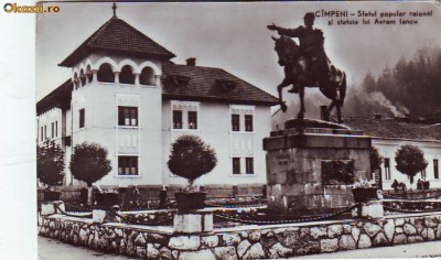 R-7532 CAMPENI-Sfatul popular raional si Statuia lui A. Iancu foto
