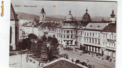 R-7547 CLUJ-Piata Libertatii, NECIRCULAT foto