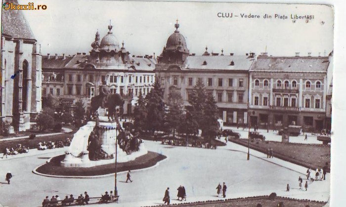 R-7554 CLUJ-Piata Libertatii, CIRCULAT 1963 R-7554 CLUJ-Piata Libertatii, CIRCULAT 1963