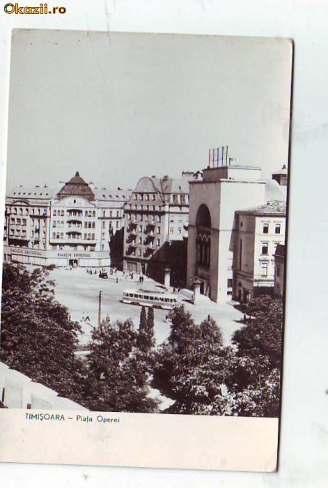 R-8403 TIMISOARA-Piata Operei, CIRCULAT 1960 R-8403 TIMISOARA-Piata Operei, CIRCULAT 1960