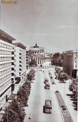 S 6595 BUCURESTI- Ateneul R.S.R., 1966 foto