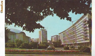 S-6260 BUCURESTI-Piata Palatului, CIRCULAT 1969 foto