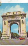 S-5919 BUCURESTI-Arcul de Triumf, CIRCULAT 1975