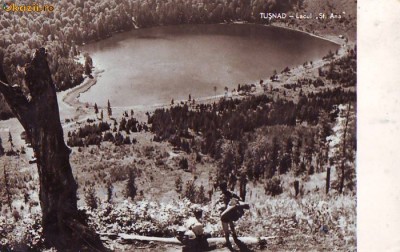 R-8552 TUSNAD-Lacul Sf. Ana, CIRCULAT 1962 foto