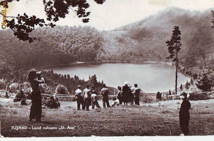 R-8559 TUSNAD-Lacul vulcanic Sf. Ana, CIRCULAT 1963