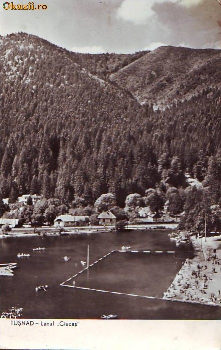 R-8579 TUSNAD-Lacul Ciucas, CIRCULAT 1962 R-8579 TUSNAD-Lacul Ciucas, CIRCULAT 1962