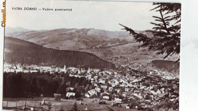 R-8607 VATRA DORNEI-Vedere panoramica, CIRCULAT 1965 foto