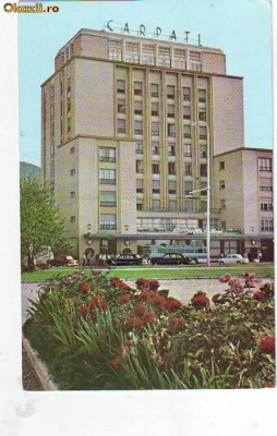 R-8664 BRASOV-Hotelul Carpati, CIRCULAT 1963 foto