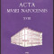 Carte voluminoasa ACTA MVSEI NAPOCENSIS nr XVIII 1981,743 pag