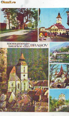 S-4748 BRASOV Monumente istorice, NECIRCULAT foto