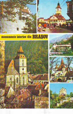 S-4753 BRASOV Monumente istorice, NECIRCULAT foto