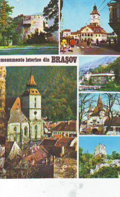 S-4752 BRASOV Monumente istorice, NECIRCULAT foto