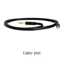 cablu plat Casti Noontec Zoro HD