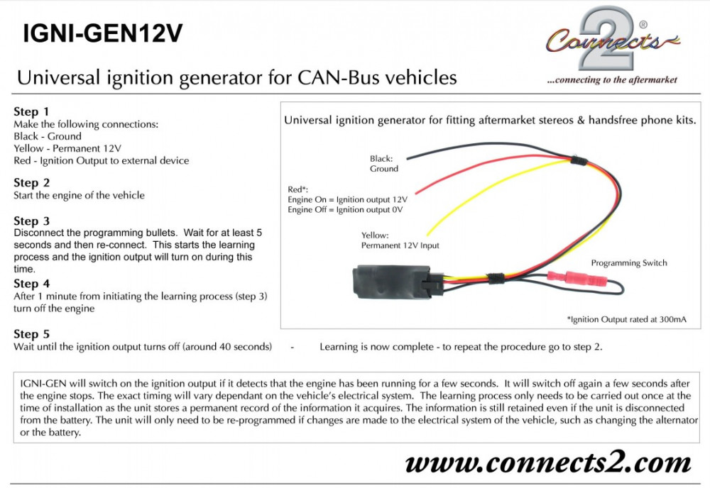 generare acc ignition canbus