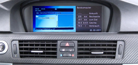 dvd player cu usb si sd pentru bmw ccc fibra optica