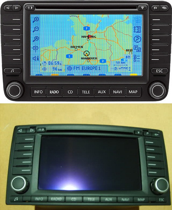 compatibilitate interfata audio video vw mfd2